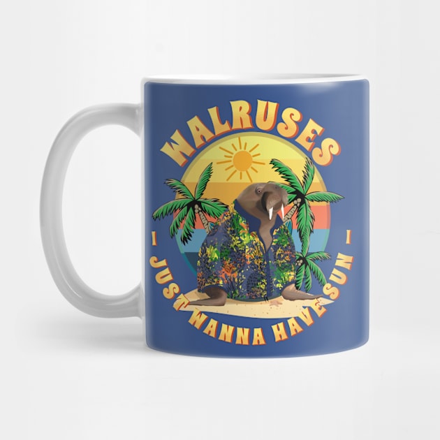 Walruses Just Wanna Have Sun by Suneldesigns